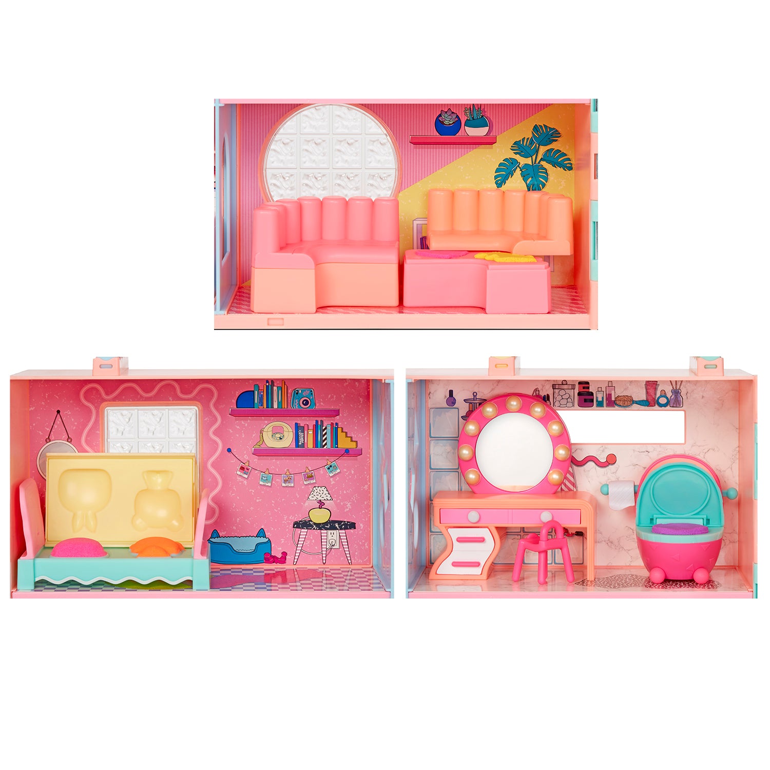 MGA ENTERTAINMENT - LOL Surprise Squish Sand Magic House con Tot Diva - Oltre 50 Sorprese